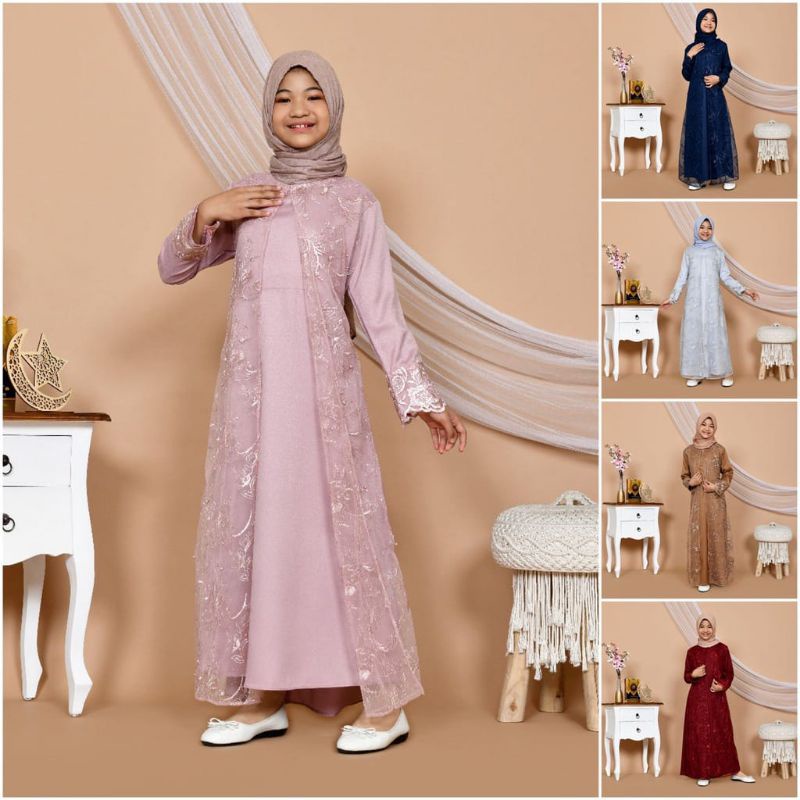 GAMIS BRUKAT ANAK HANI DRESS MUSLIM