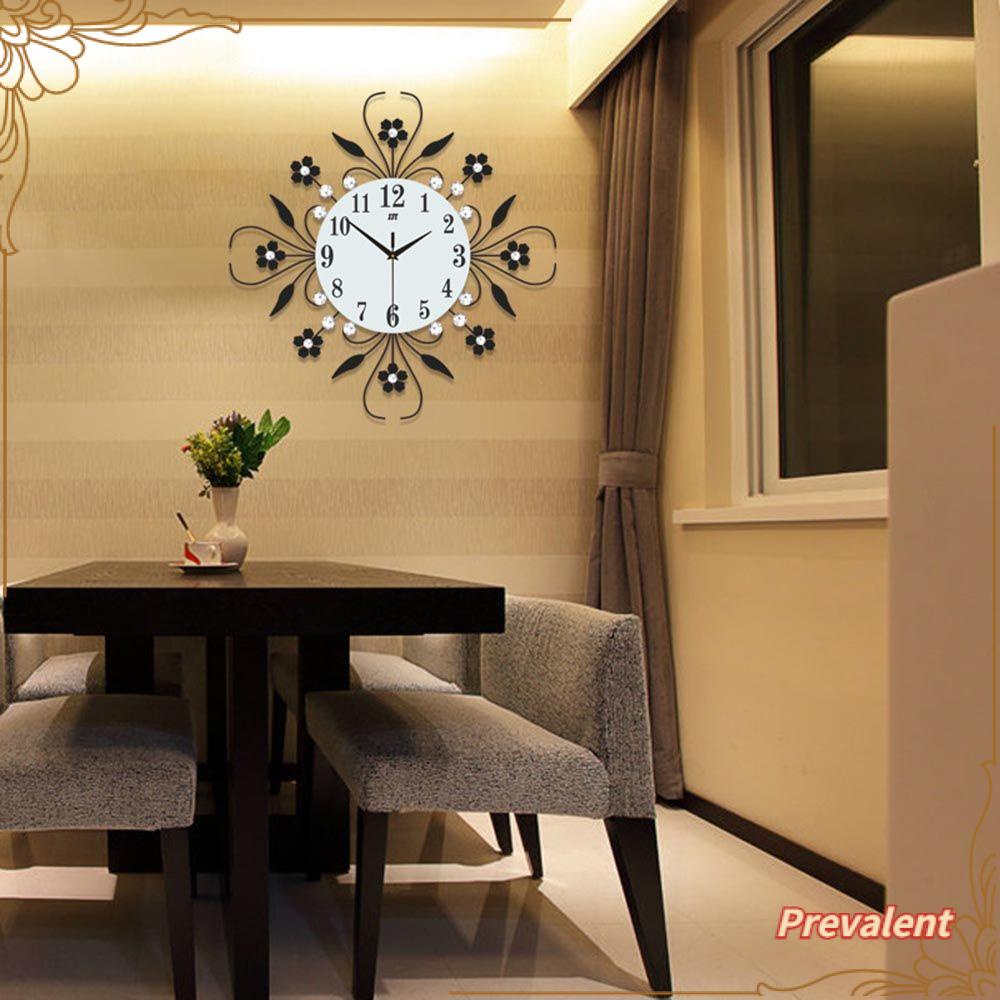 Preva Jam Dinding DIY 3D Gaya Modern Akrilik Aksesoris Perekat Diri Stiker Kuarsa Senyap
