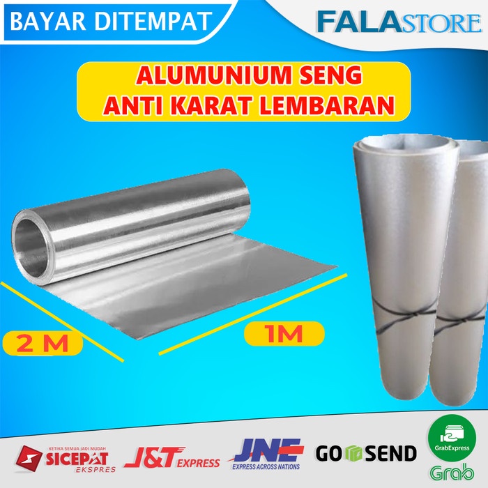 SENG PLAT ALUMINIUM ALUMUNIUM SENG PLAT LEMBARAN SHEET SENG PLAT 1M X 2M 0.2mm 0.3mm 0.4mm 0.5mm