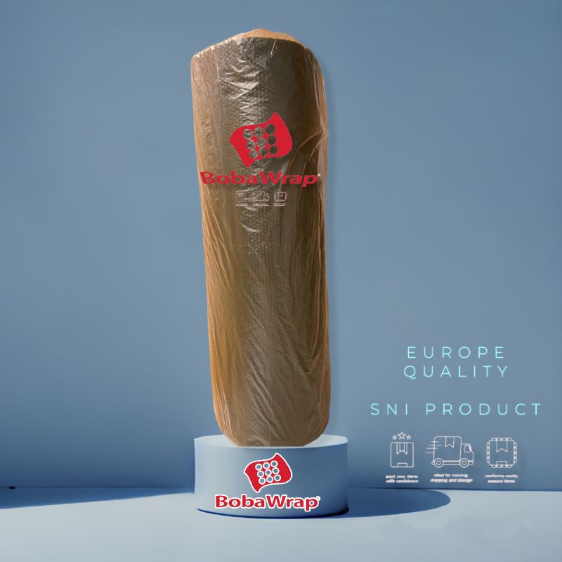 

BOBA WRAP //BUBBLE WRAP PERTAMA DENGAN KUALITAS SEMPURNA//125CM X 50METER // WARNA HITAM