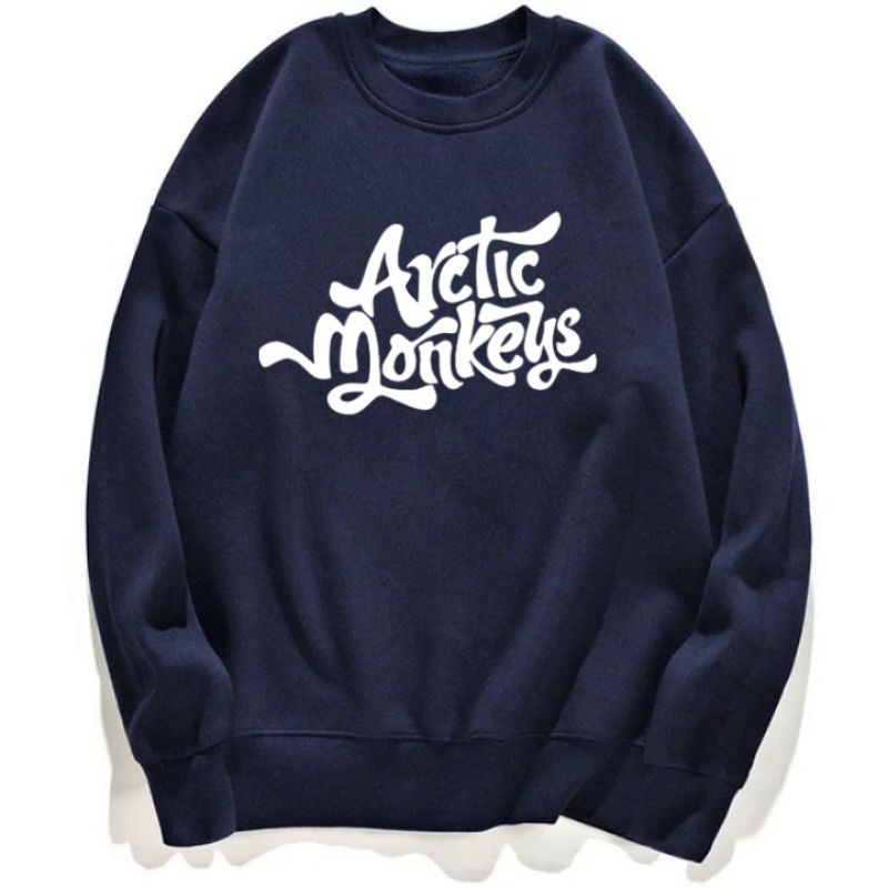 Sweater Crewneck Band Arctic Monkeys - Pria Wanita Custom Distro Polos