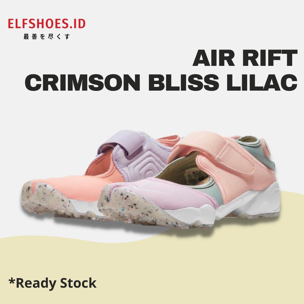 Nike Air Rift Crimson Bliss Lilac READY STOCK