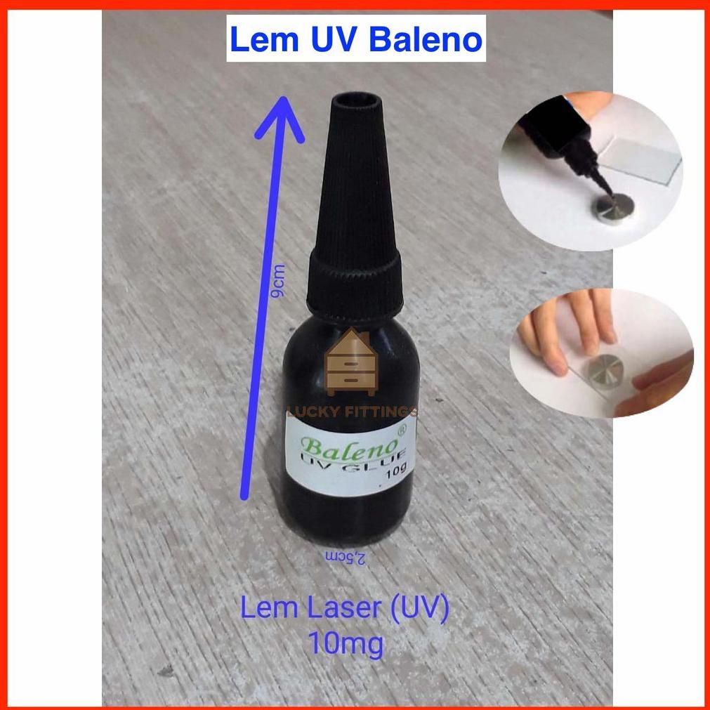 [B(44 ☛) Lem UV Glue Laser Kaca Tatakan Besi Pen Iklan Paku 10 g / Meja Kaki bisa cod