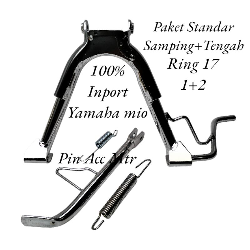 Standar Set Mio Sporty Nouvo Soul Fino Ring 17 CP CROME 100% INPORT Thailand