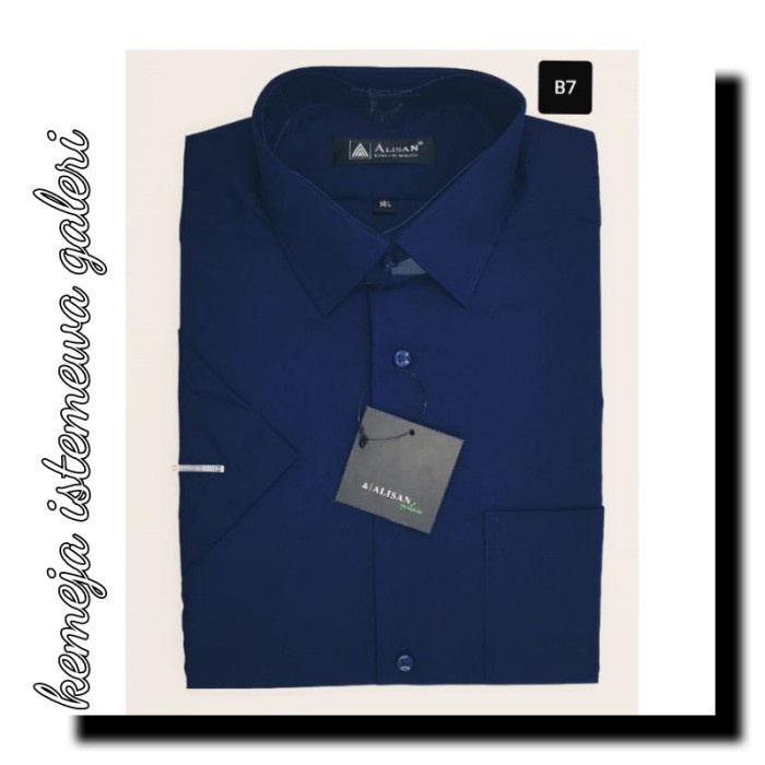 Lagi Promo Nih Kemeja Pria Alisan Polos Lengan Panjang Reguler Original H2 Hijau Mint