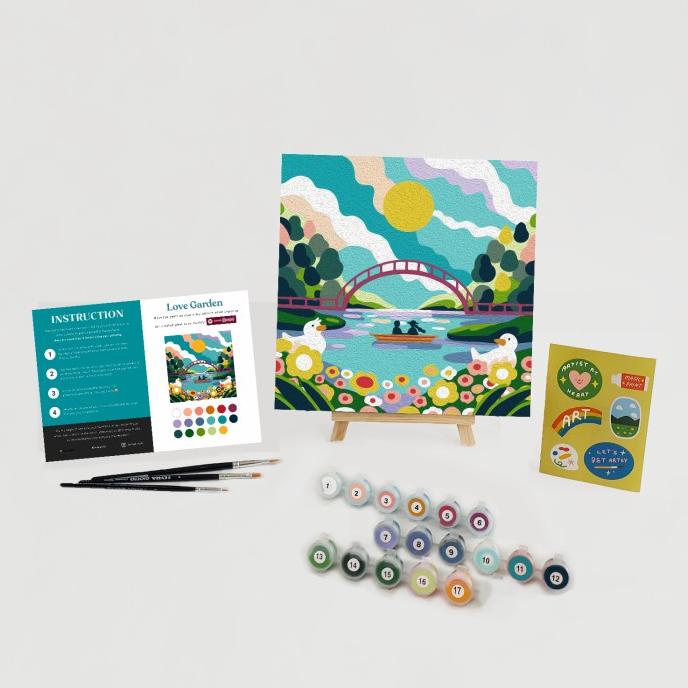 

Paint By Number Kit - Love Garden