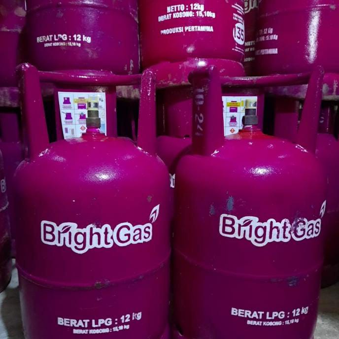 Jual Bright Gas Elpiji 12 Kg Isi Tabung Lpg Segel Pertamina Shopee Indonesia 