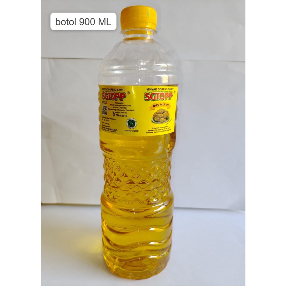 Minyak Goreng Kemasan SGTOPP 900 ml / 800 ml / 700 ml Refill Pouch, Botol