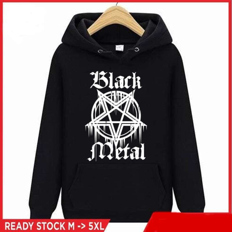 HOODIE SWEATER BAND BLACK METAL