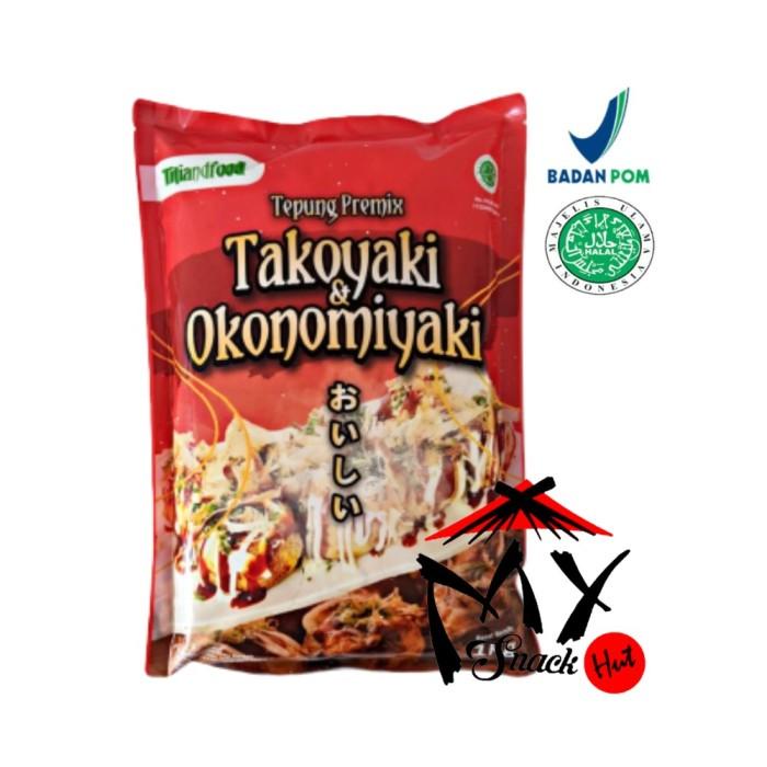 

Titian Tepung Takoyaki 1Kg - Premix Okonomiyaki Squid Ball Tako Bola Best Seller