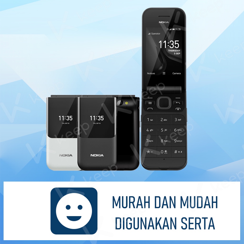 COD hp Nokia liapt 2720 GSM Mobile Phone 2G Dual Sim Lipat Phone