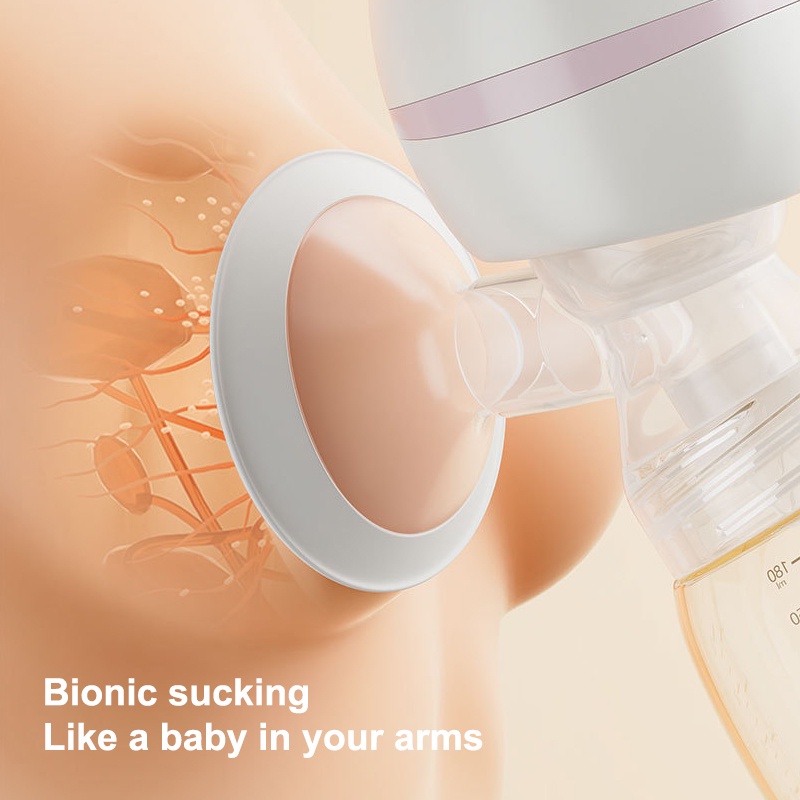 Pompa ASI Electric Breast Pump Milk Bottle Baby Breastfeeding Rechargeable Single Elektrik Portable Pump perlengkapan bayi Tanpa Rasa Sakit