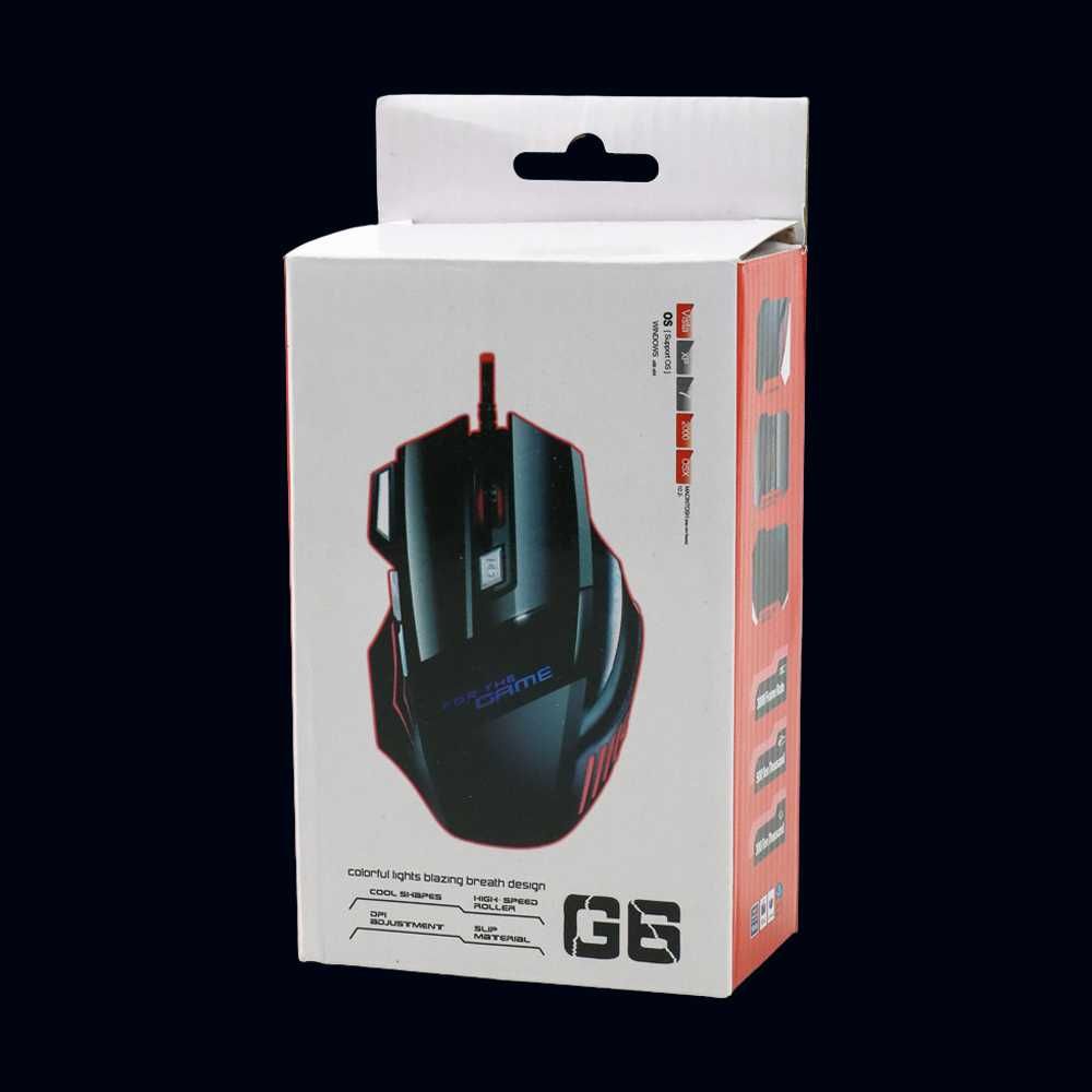 YXLM 7 Keys LED Gaming Mouse 2400 DPI - G6 - PCLP