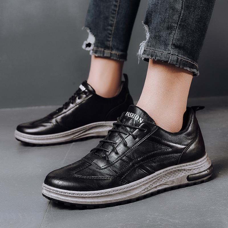 Sepatu Sneakers Formal Pria Kuliah Kerja Fashion Casual Mamojo Store SHOGUN