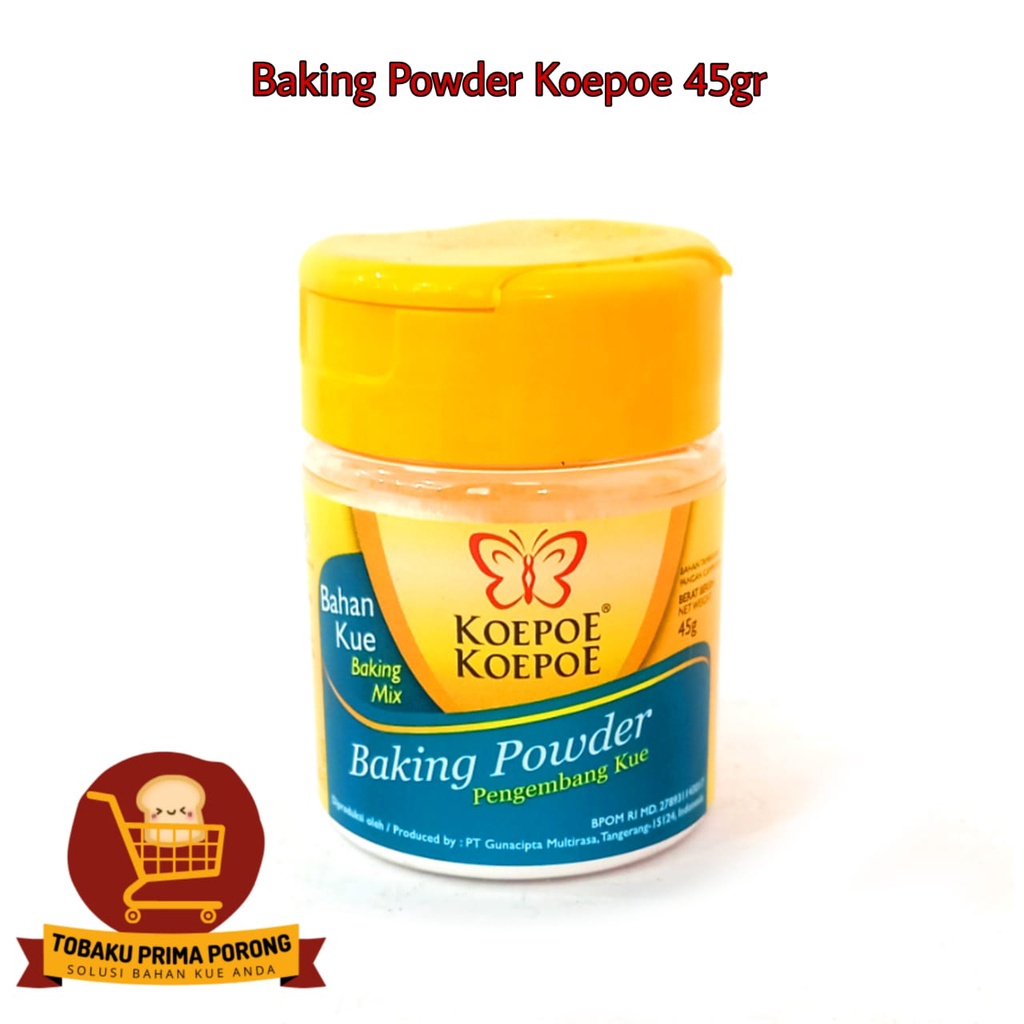 

BAKING POWDER KOEPOE 45gr / pengembang / kue bolu