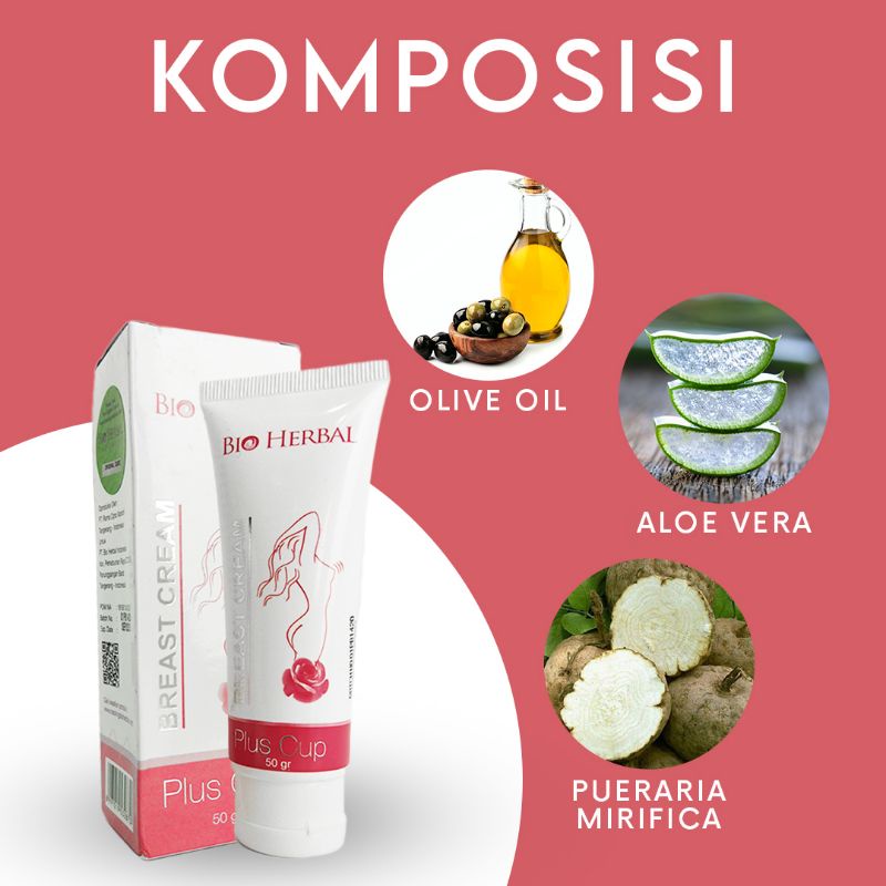 BIO HERBAL BREAST CREAM MEMBESARKAN DAN MENGENCANGKAN PAYUDARA