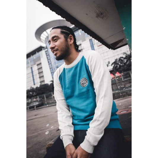 OBRAL SWEATER CREWNECK BRAND PETER SAYS DENIM SERI R NORTHERN 100% ORIGINAL