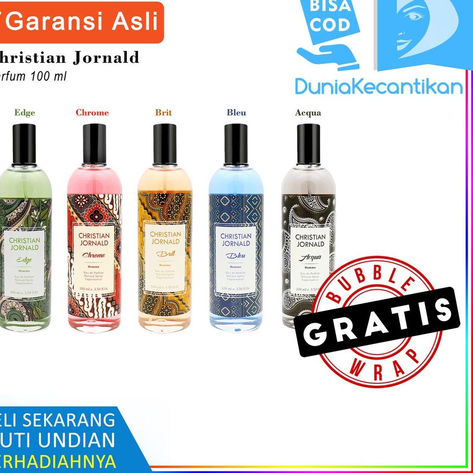 ⇋ DKMALL - Parfum Original Christian Jornald Batik 100ml / Parfum Pria Original / Parfum Christian J