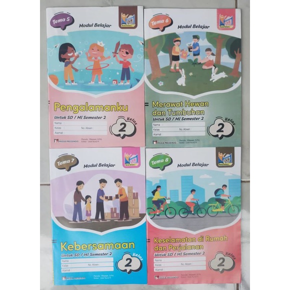 1 Paket LKS Modul Pengayaan Tematik SD Kelas 2 Tema 5,6,7,8 Kurtilas revisi terbaru