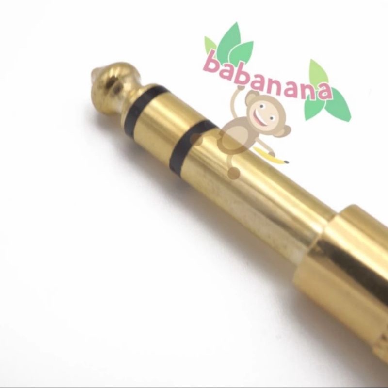 Konektor 6.5 mm male to 3.5 mm female converter audio jack aux