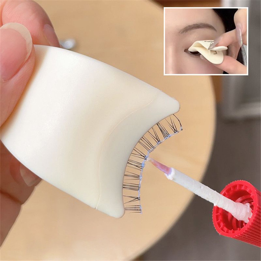 1pc woman Fake eyelash assistant tools Penjepit Bulu Mata Plastik Klip Bulu Mata Malas