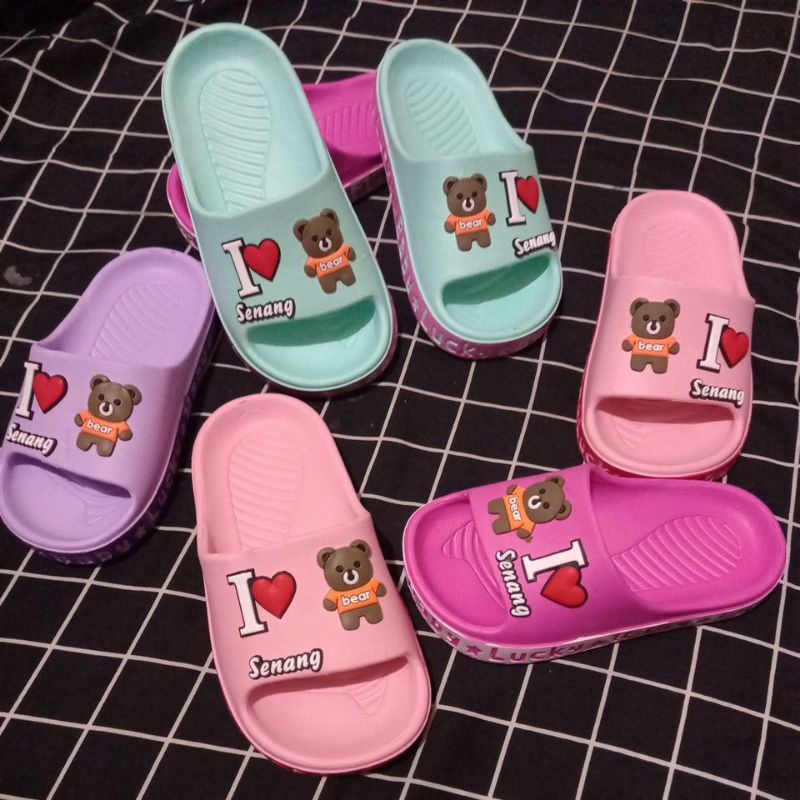 Sandal selop anak perempuan/Sandal anak karakter