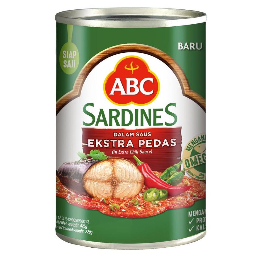 

ㆄ ABC Sarden Saus Extra Pedas 425 g - Multi Pack 3 pcs ㅟ