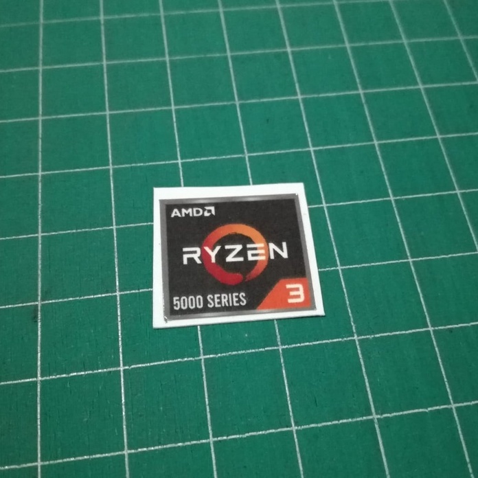 Stiker AMD Ryzen 3 5000 Series