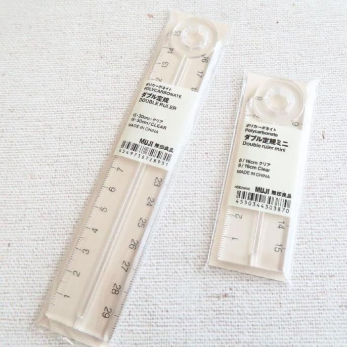 

Muji Double Ruler - Penggaris tekuk