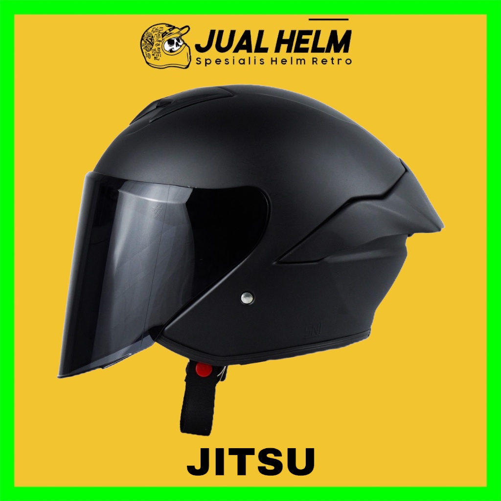 HELM JITSU JS1 SERIES SOLID BLACK DOFF