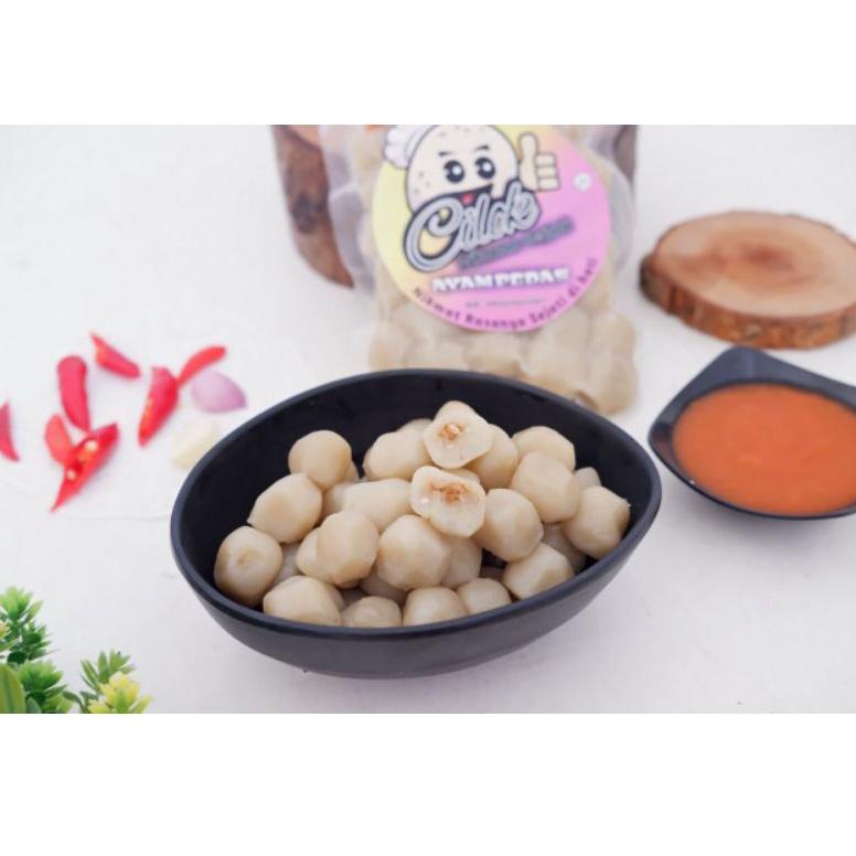 

㊚ Cilok Frozen Isi Ayam Pedas Nikmat Sejati (isi 50 pcs) KA612