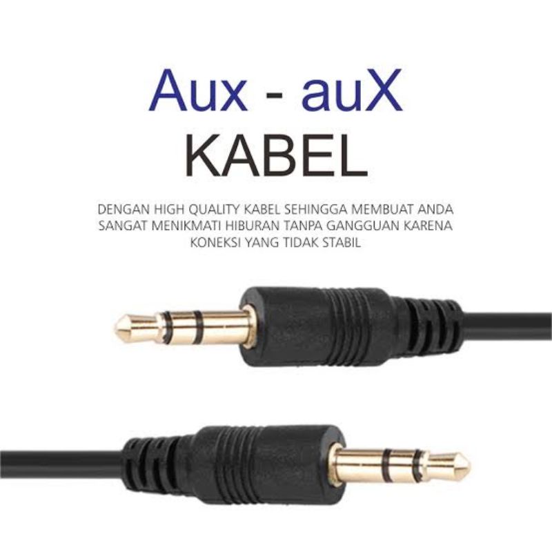 KABEL AUX 1X1 KABEL SPEAKER KABEL AUDIO 1X1 JACK3.5MM