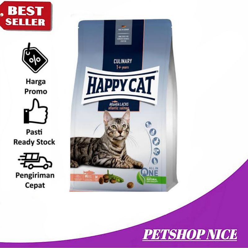Ekspedisi Happy Cat Adult Salmon 10kg | Happy Cat Supreme ATLANTIC-LACHS 10kg | kucing
