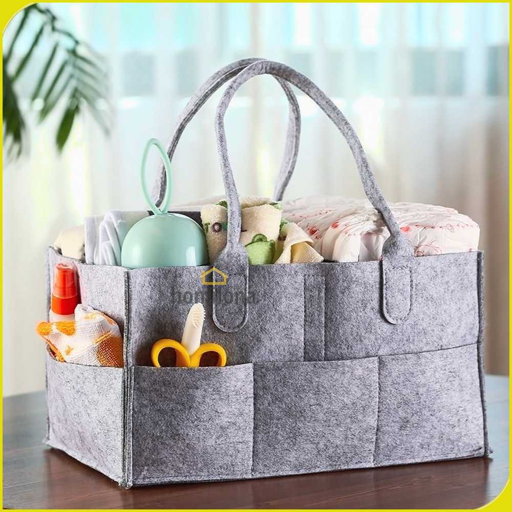 Mrosaa Rak Organizer Perlengkapan Bayi Baby Diaper Caddy Bag - SS320