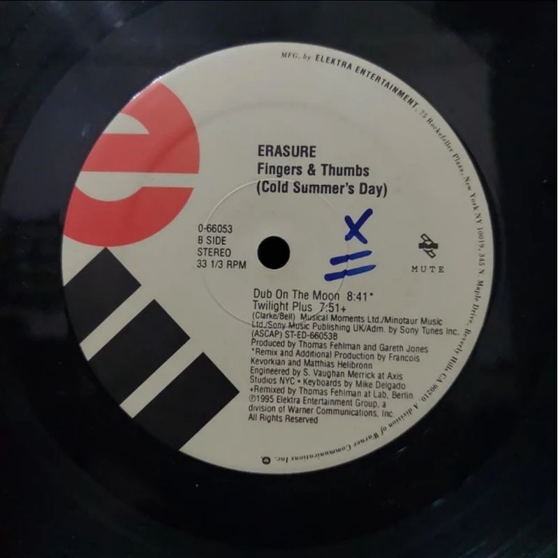 Vinyl Piringan Hitam 12&quot; Erasure