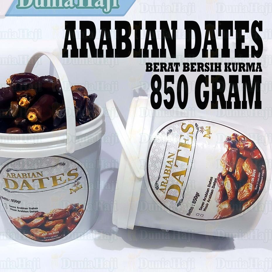 

[PRODUK 98IFN] Kurma Arabian Dates Kemasan Ember 850GR Bukan Kurma Sukari Al-Qossim Al Qosim Al Qassim SFT