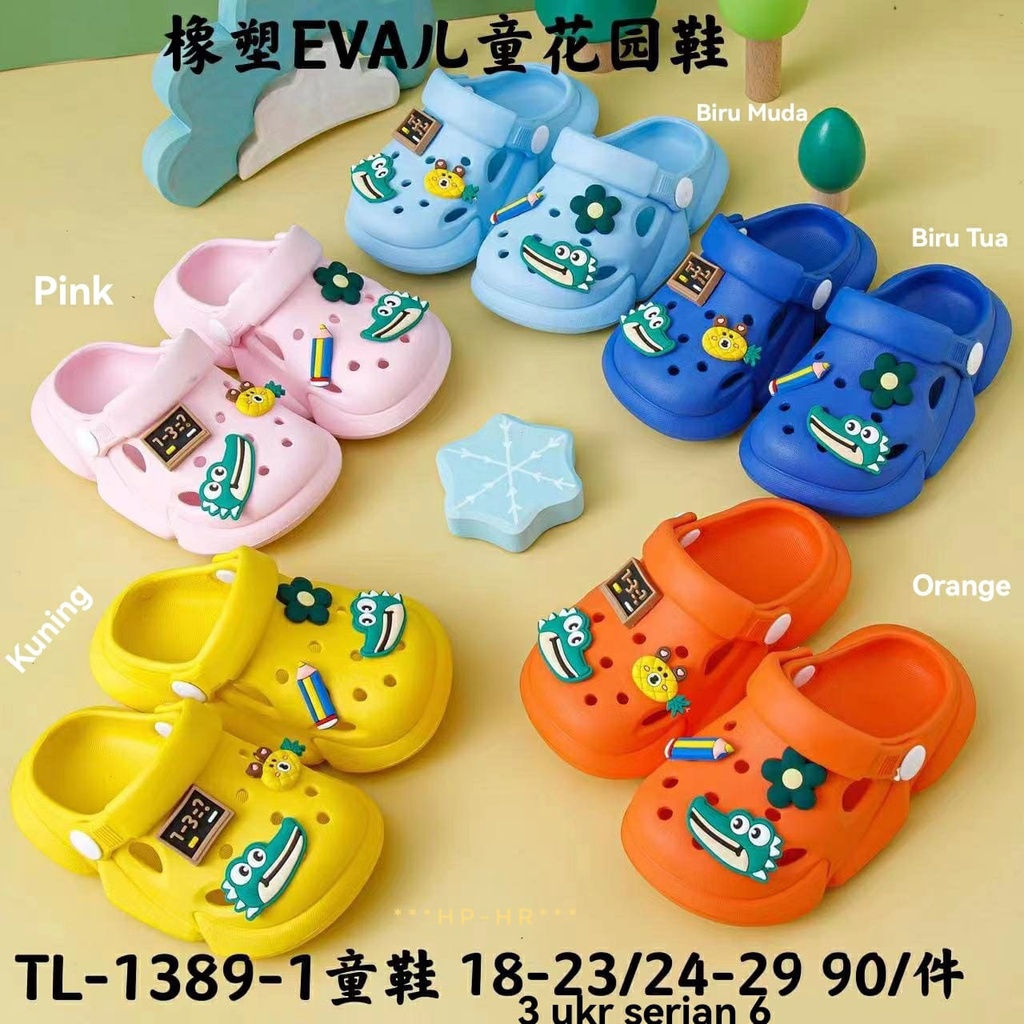 11.11   TERMURAH Sandal slop Bakpao tali belakang Anak-Anak/Sandal import cewe/cowo