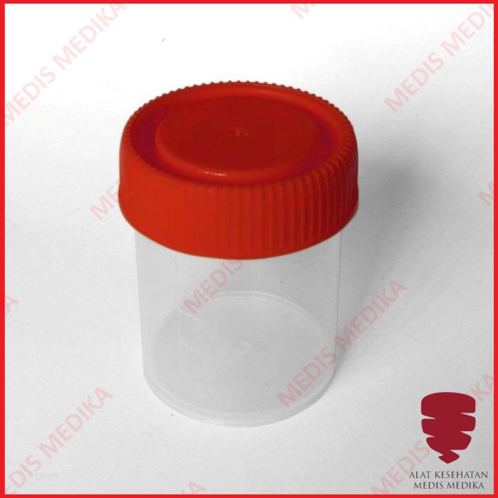 Urine Container Steril 60ml Onemed Pot Urin Krim Salep Cream Sterile 60 ml