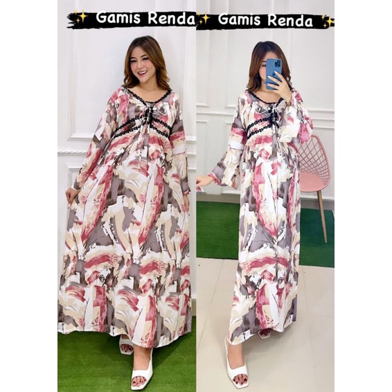gamis Renda by ratu/Daster nagita by Ratu