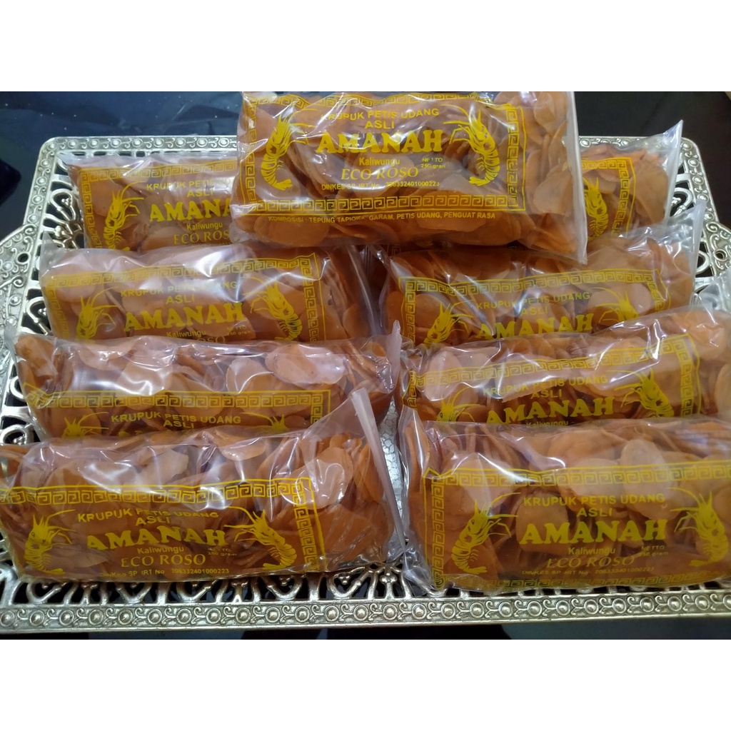 

Kerupuk petis udang amanah ORIGINAL