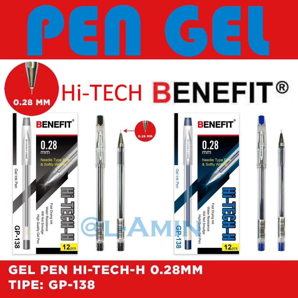 

Pulpen Hi-Tech 0.28mm "BENEFIT" (1 Lusin)