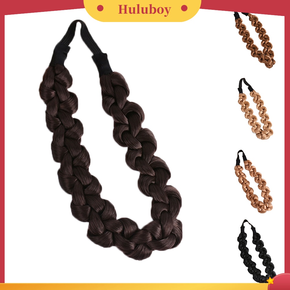 Bandana Rambut Model Kepang Elastis Untuk Wanita