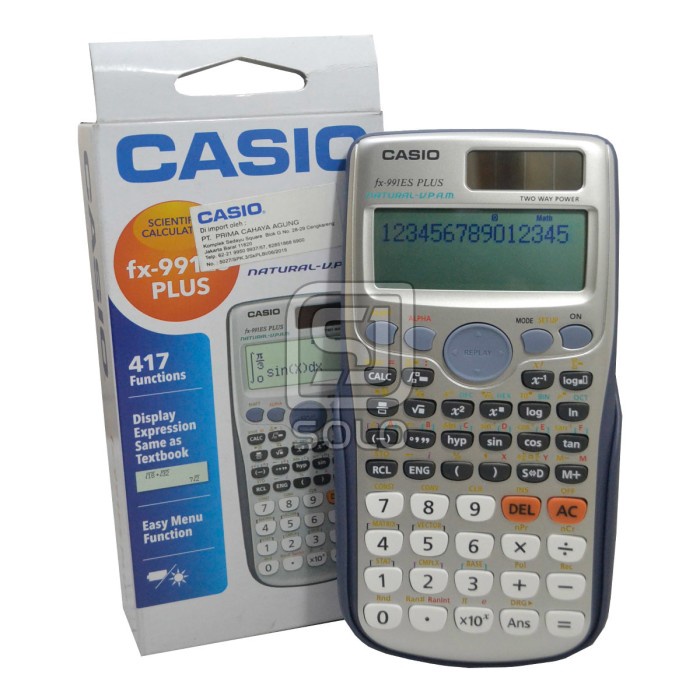 

PRODUK TERBATAS Kalkulator Scientific Calculator Casio FX 991 ES PLUS