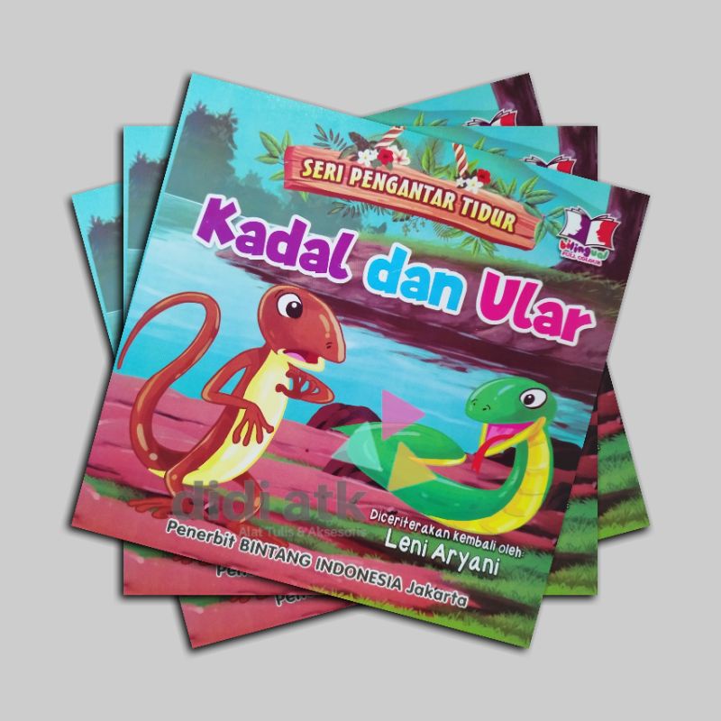 Buku Anak-Anak Seri Pengantar Tidur Kadal dan Ular