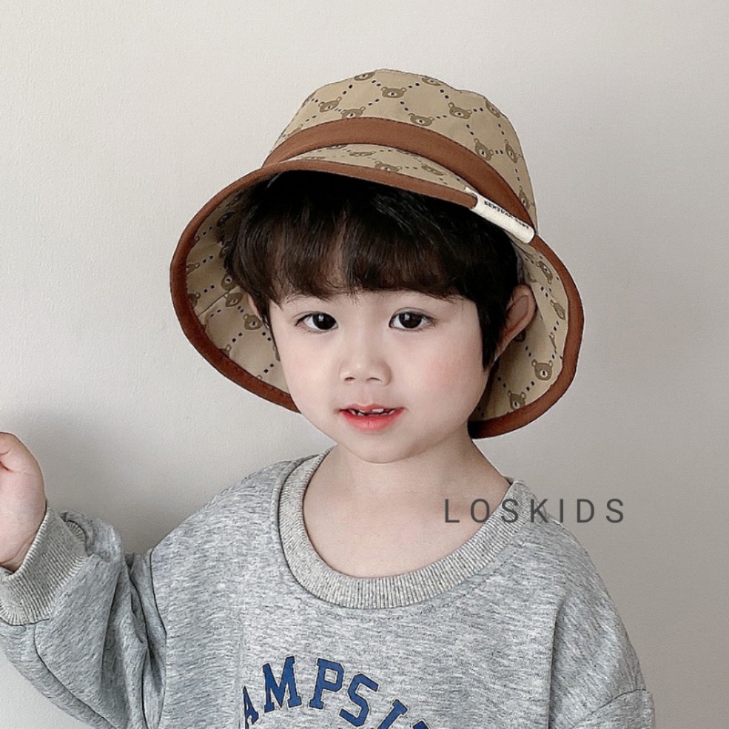 Topi Bucket Anak Laki Laki Anak Perempuan Import Model Bear xx 2023 [ BAYAR DITEMPAT ]