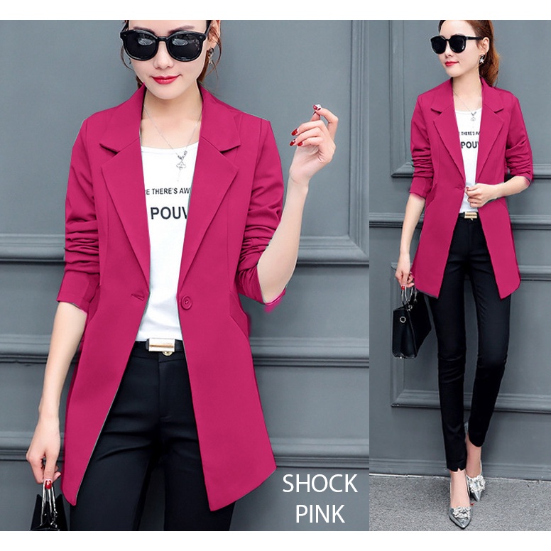 (SD002) Baru - Women Long Blazer / Blazer panjang formal