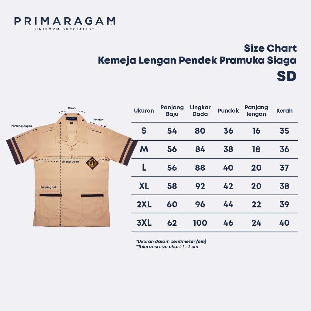 OBRAL BARANG CACAT seragam pramuka sd siaga lengan pendek baju pramuka sd seragam pramuka siaga sd