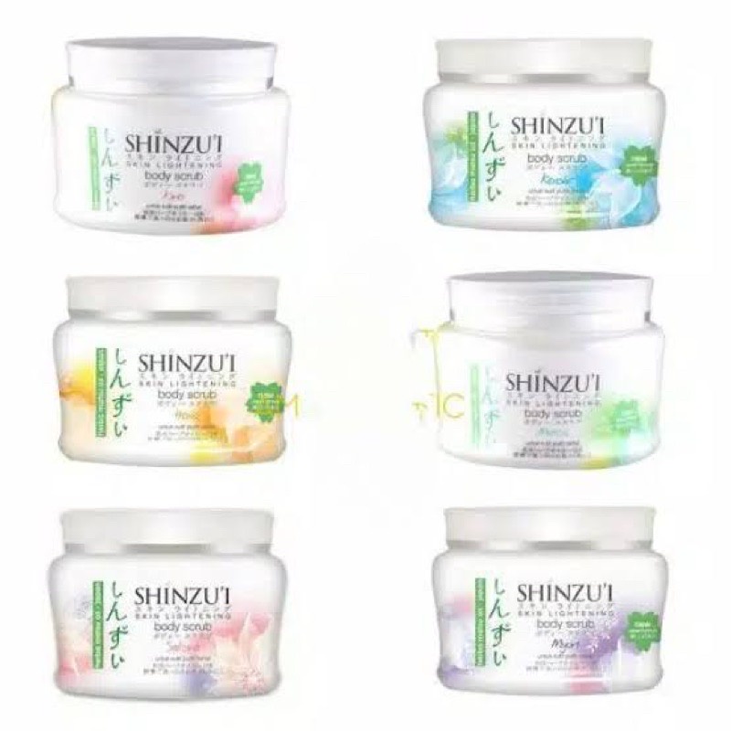 Shinzui Skin Lightening Body Scrub / LULUR SHINZUI 200gr (Besar)