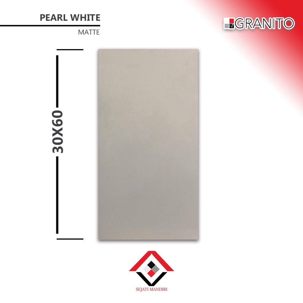 granit 30x60 - cream polos - granito pearl white