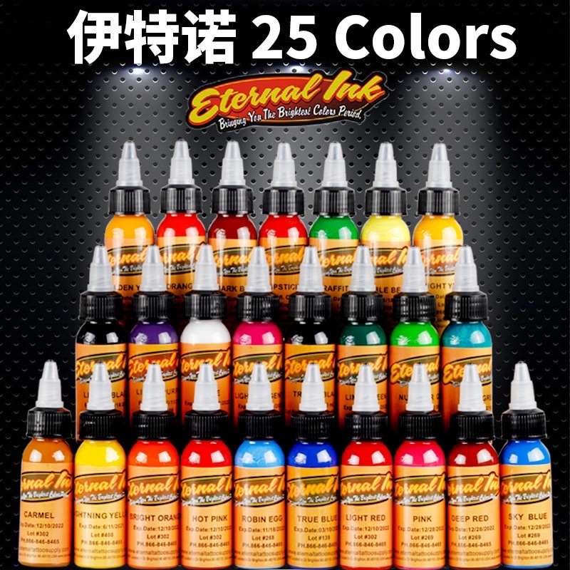 Eternal Ink 25 botol set FOR MARKET ASIA ONLY tinta tattoo